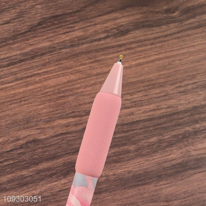 Top selling 4pcs pink writing gel pen set for students