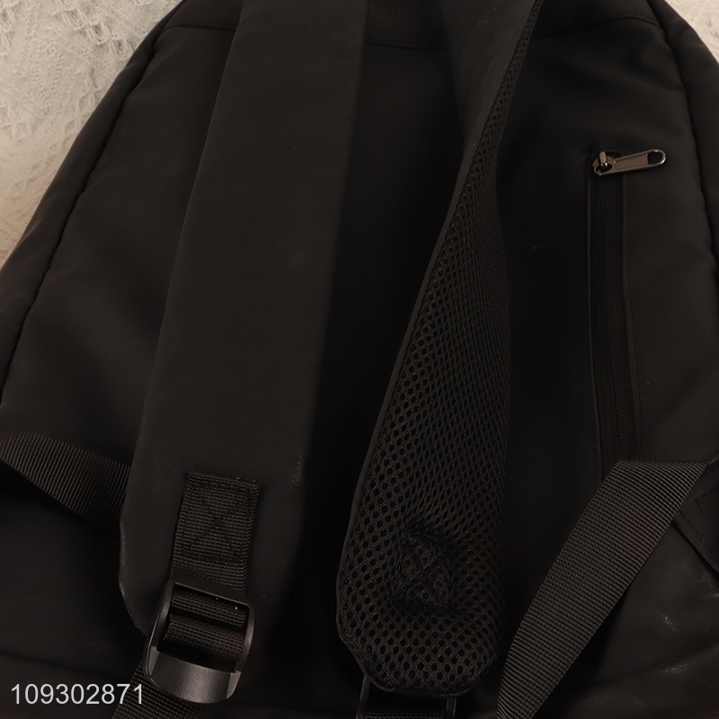 China supplier black lightweight travel backpack for sale