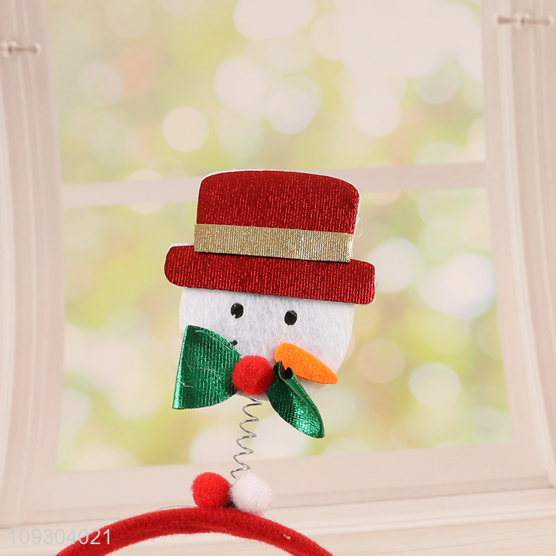 Top products snowman christmas hair hoop hair accessories