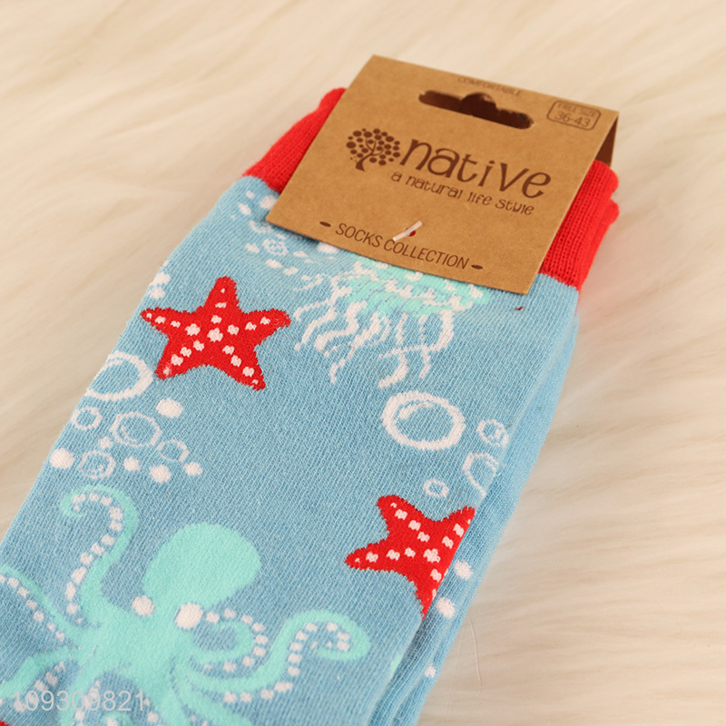 China supplier fashion cotton socks women crew socks for sale