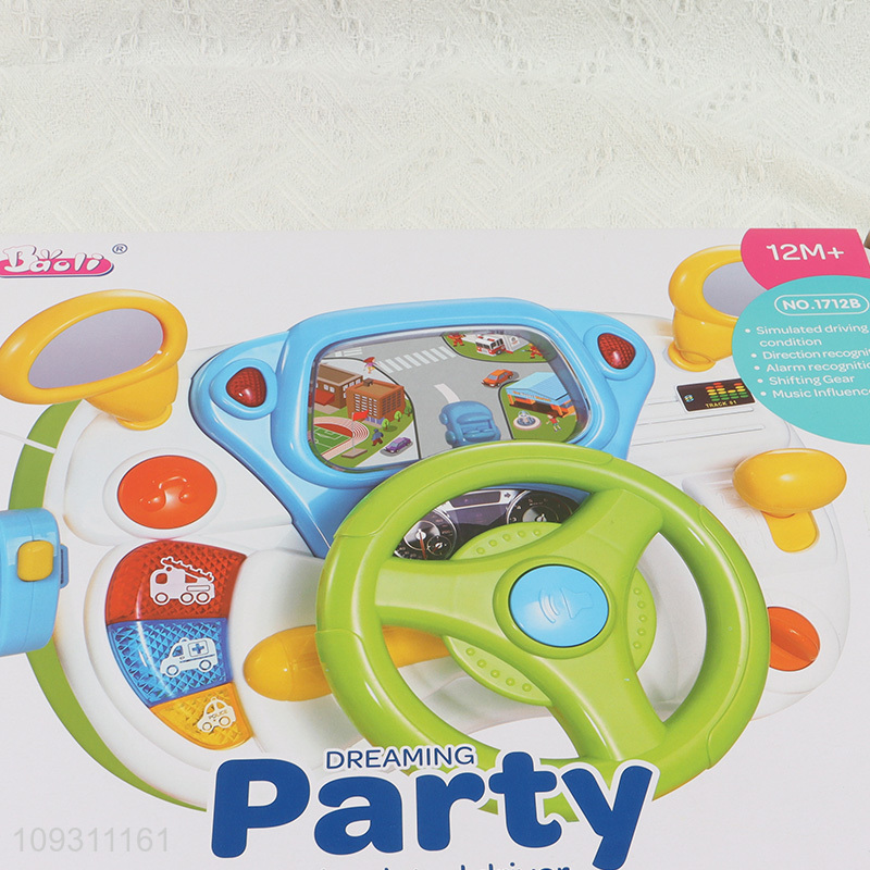 China supplier baby toys baby simulated driver toys