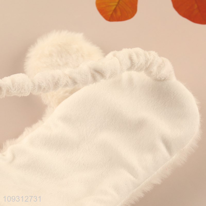 Factory wholesale plush rabbit travel sleeping eye mask