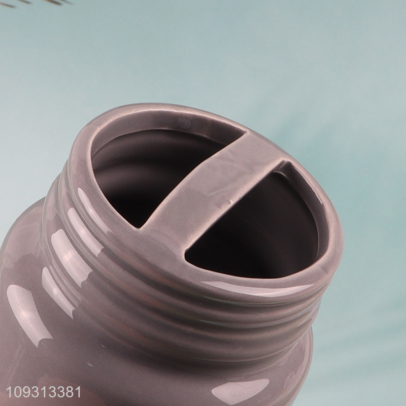 Popular products ceramic bathroom accessories toothbrush holder