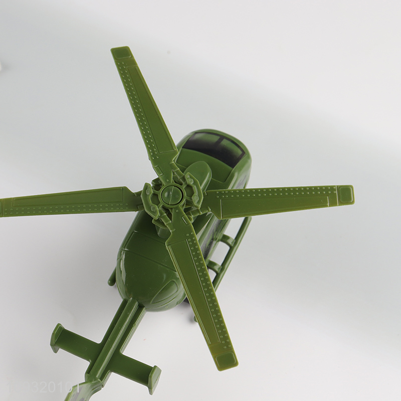 Factory supply 4pcs plastic pull back airplane toys