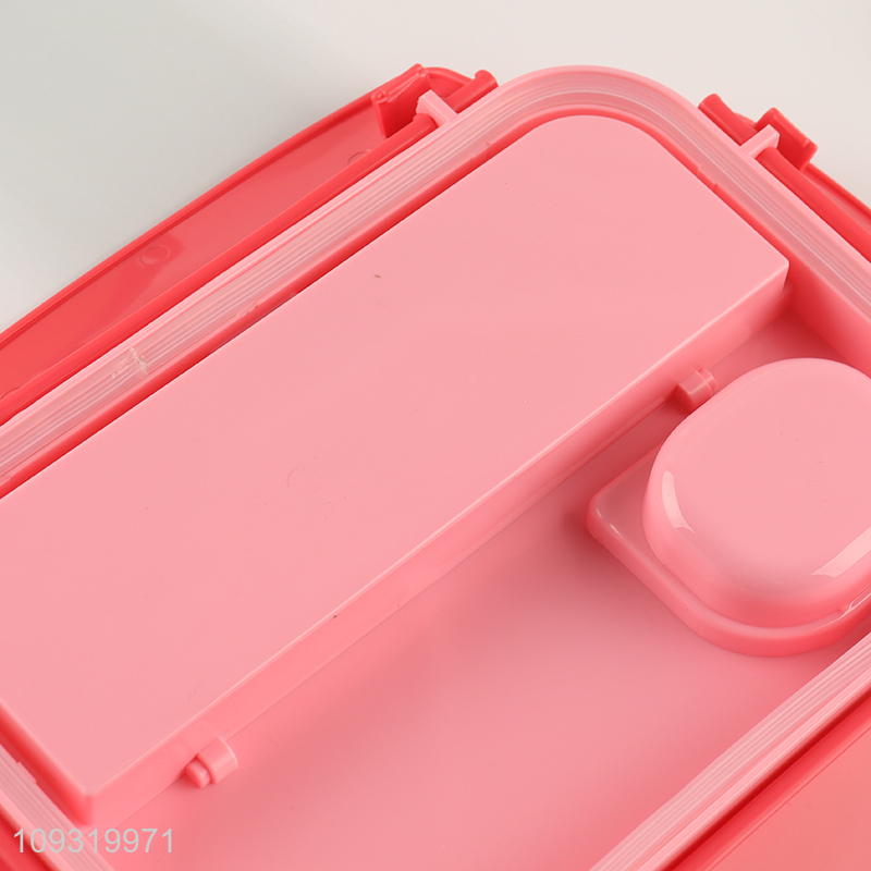 Yiwu market cartoon school kids plastic lunch box