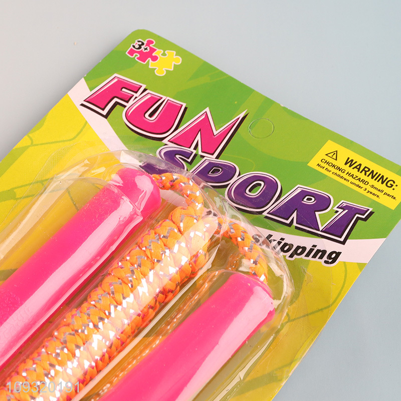 Good selling kids sports fitness jumping rope wholesale