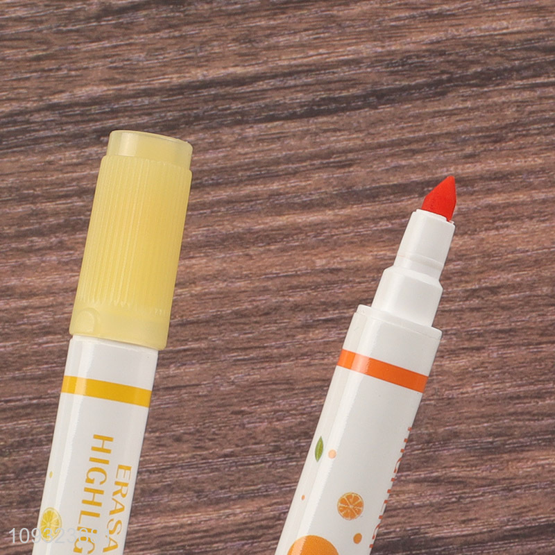 Low price erasable highlighter pen set for sale