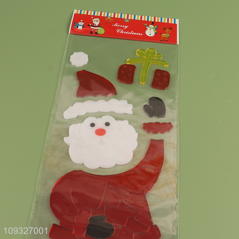 Yiwu market tpr Christmas sticker window sticker