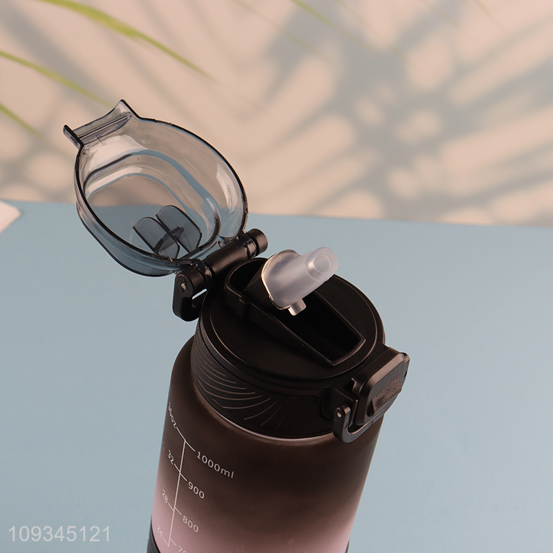 China wholesale 1000ml plastic water bottle sports bottle