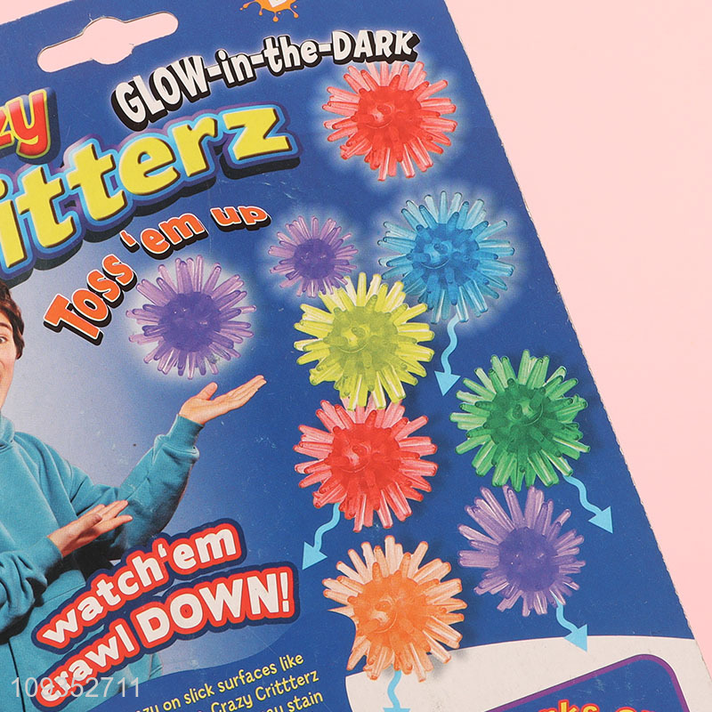 New arrival glow-in-the-dark crazy critterz toys
