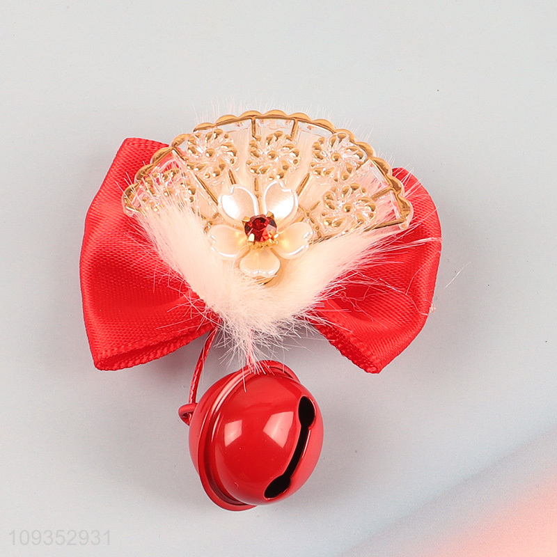 Wholesale children hair clips hair decoration with bell