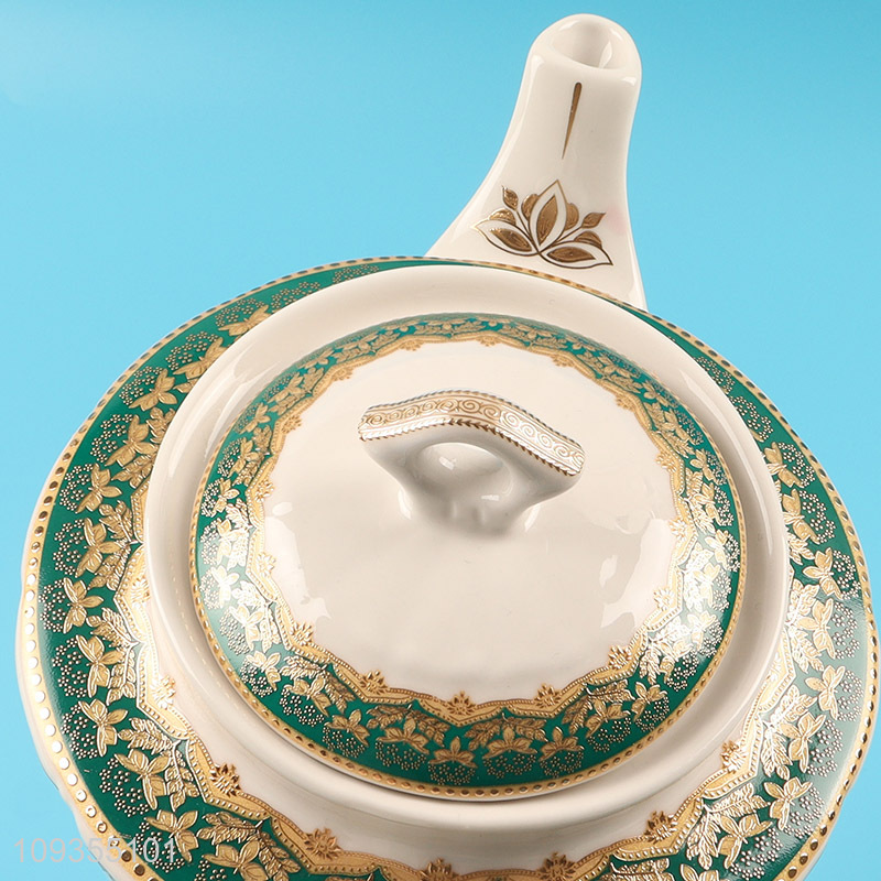 Top sale 800cc ceramic teapot wholesale
