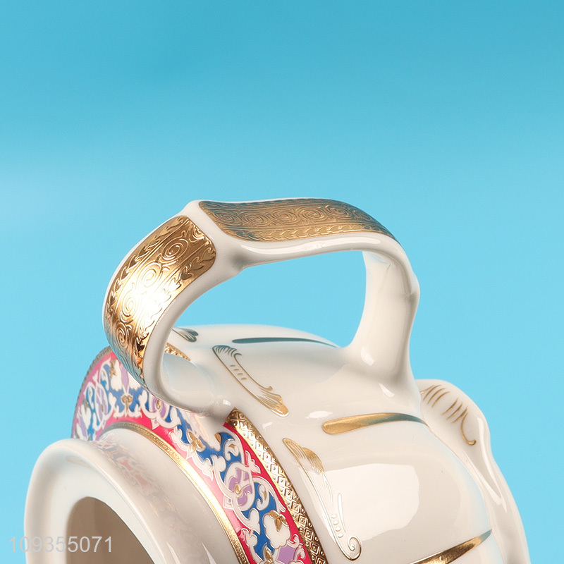 Wholesale ceramic tea pot with handle
