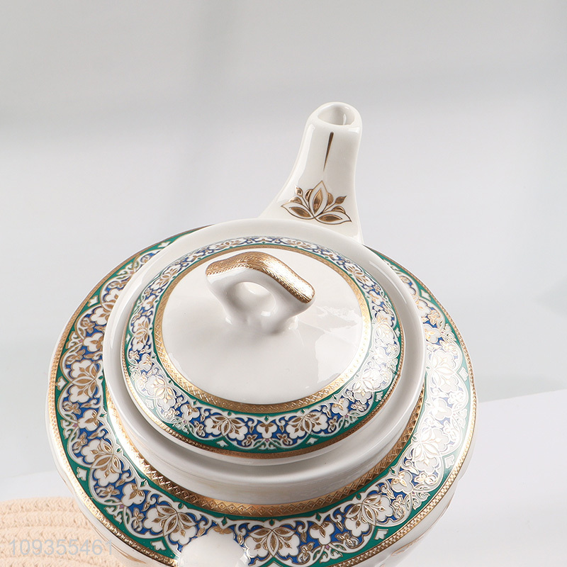 Top quality ceramic 800cc tea pot coffee pot