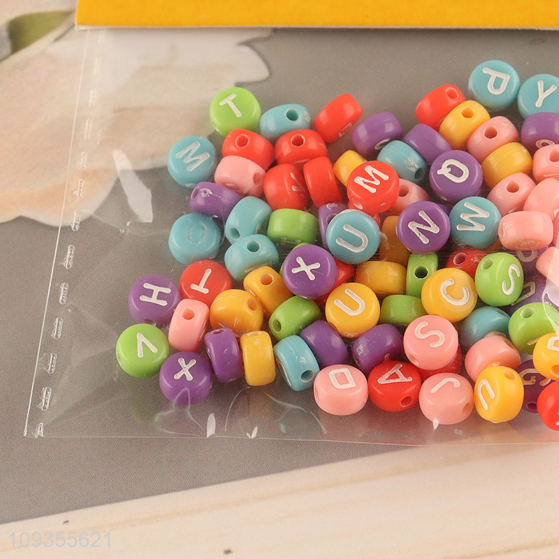 Top selling diy colorful alphabet bead toys jewelry toys