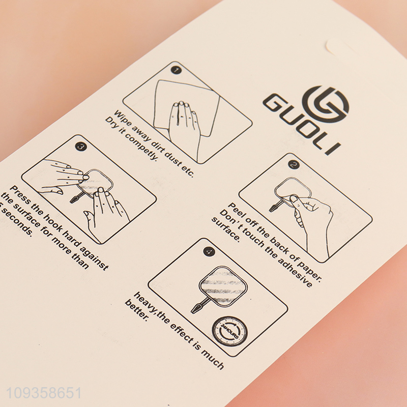Good price self-adhesive sticky hooks adhesive hooks