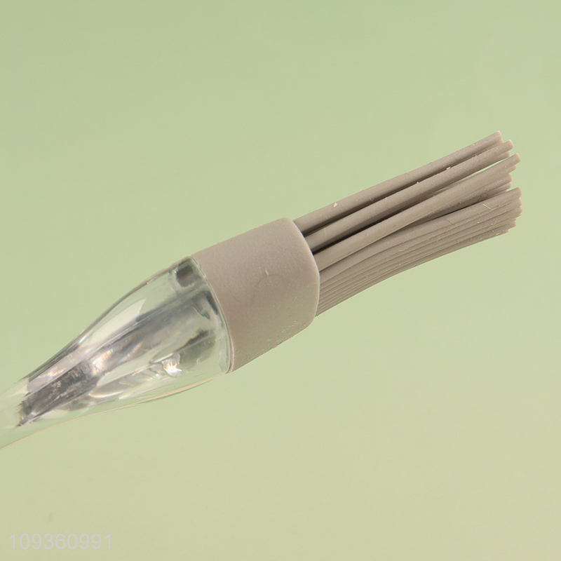 Best sale clear handle oil brush barbecue brush
