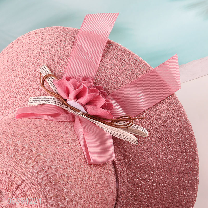 Online wholesale multicolor straw hat beach hat sun hat