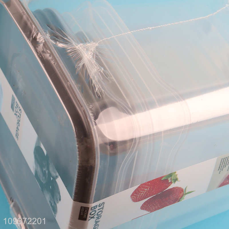 Top selling clear food container storage box with lid