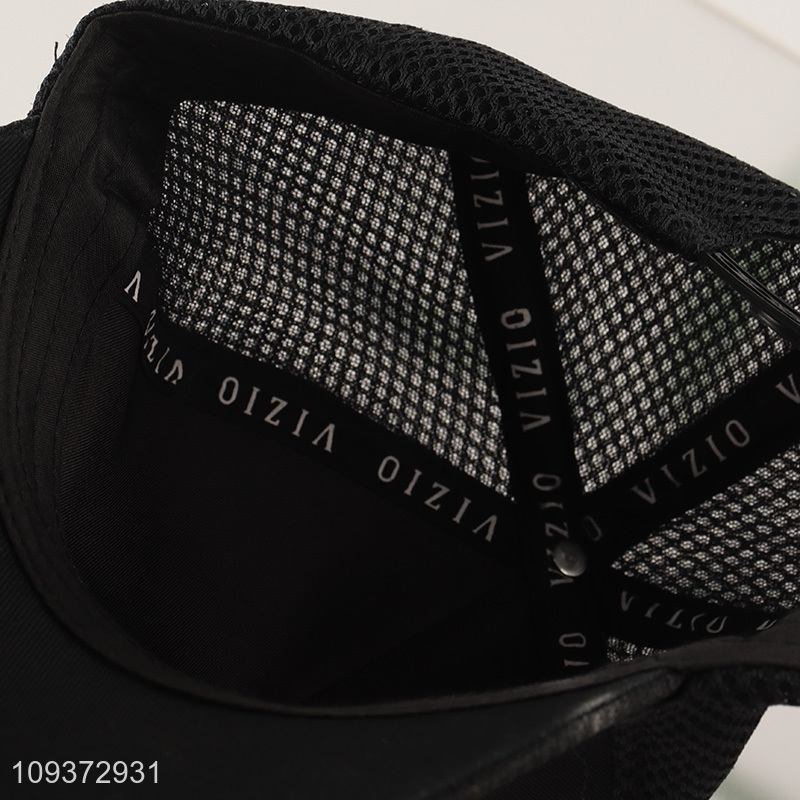 Low price black fashion men baseball hat for sale