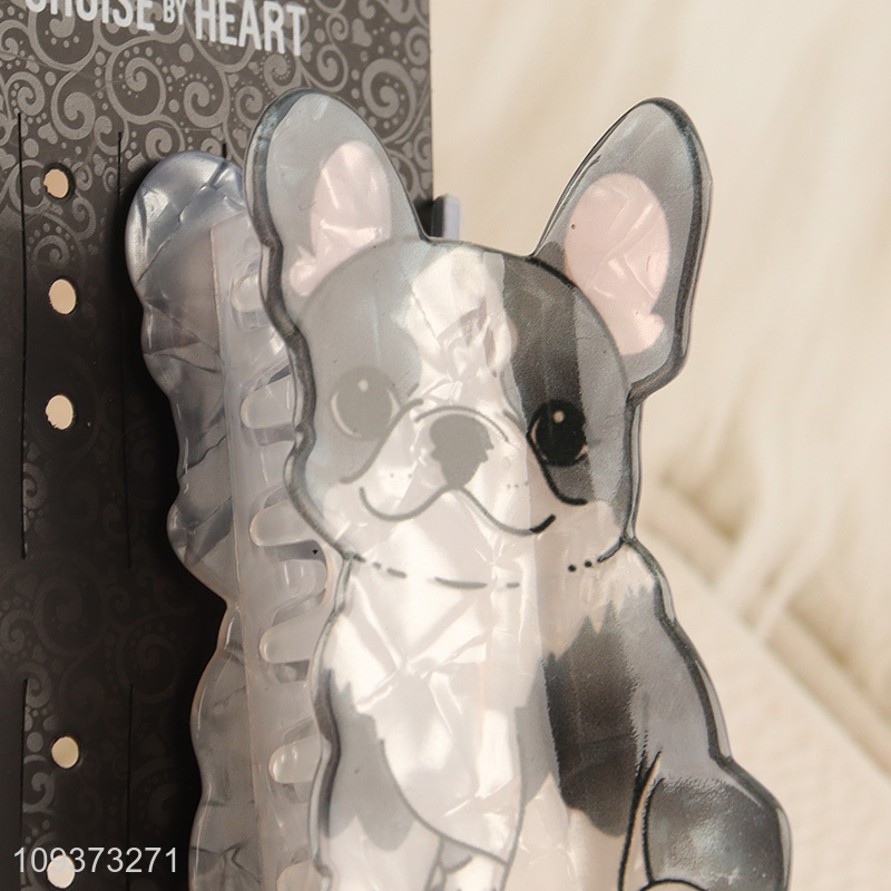 Latest products   cartoon puppy hair claw cips hair accessoriess