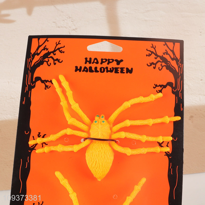 Low price Halloween spider toys party decoration for sale