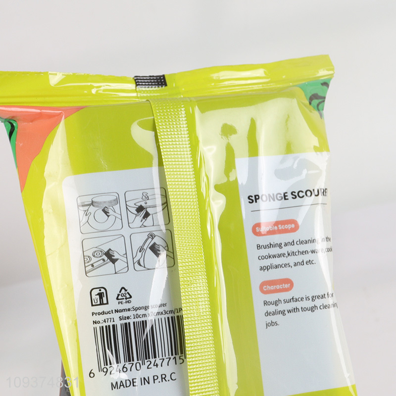Yiwu market kitchen dish washing cleaning sponge