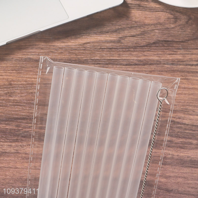 China wholesale clear plastic straw drinking straw