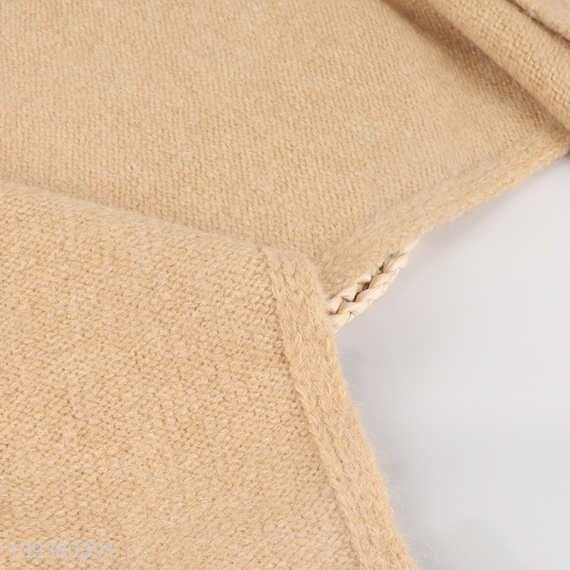 Top sale fashion warm windproof knitted scarf