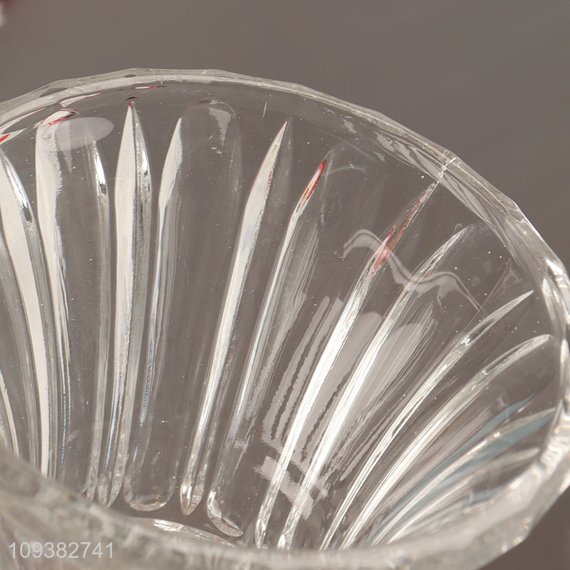 Low price modern style glass flower vase hydroponic vase