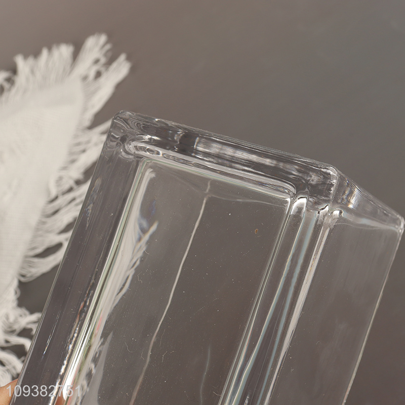 Latest products   rectangle glass flower vase hydroponic vase