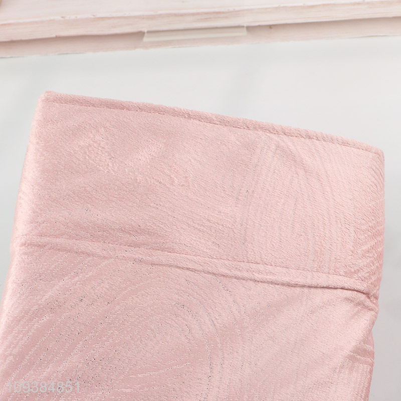 Top sale pink polyester fabric window curtain