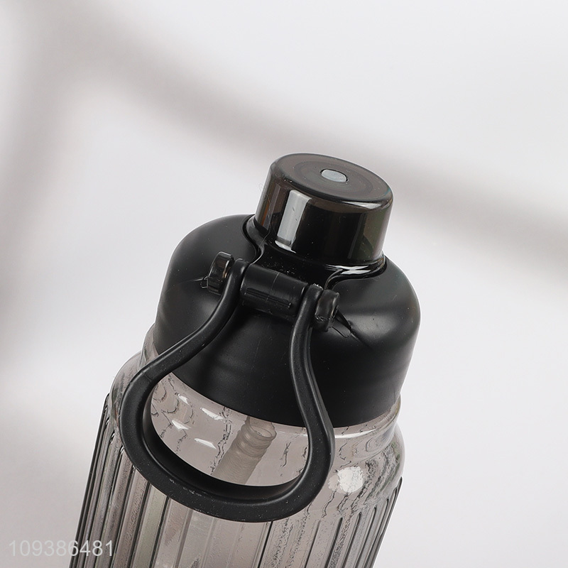 China supplier plastic water bottle drinking bottle with straw