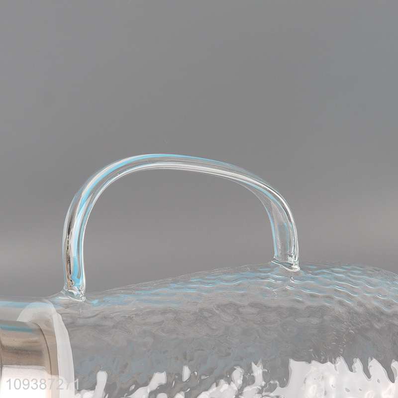 Best quality large capacity glass water jug tea pot