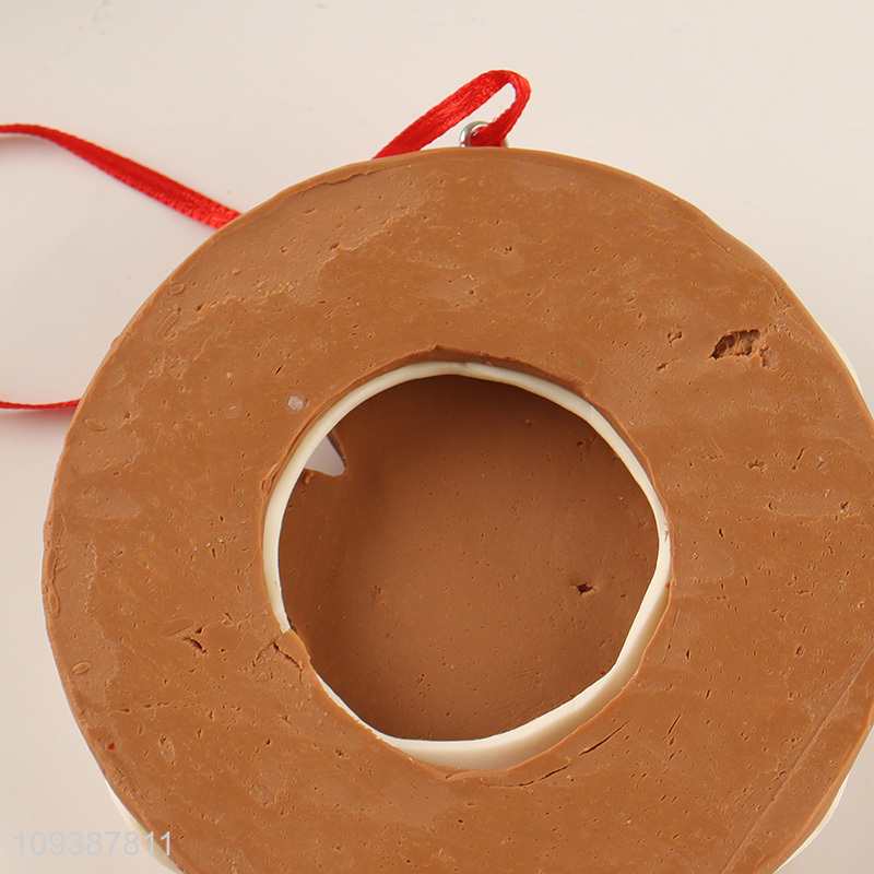 Top quality gingerbread house Christmas hanging ornament decoration
