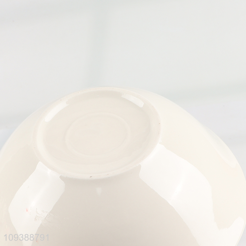 Factory supply 7 inch pomegranate bowl round ceramic bowl
