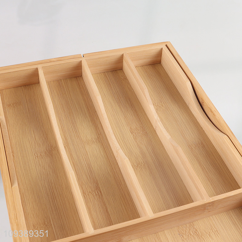 Top selling bamboo storage box cutlery box