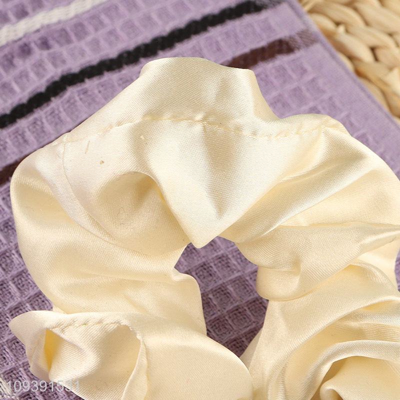 Hot sale polyester hair bands hair rope hair decoration