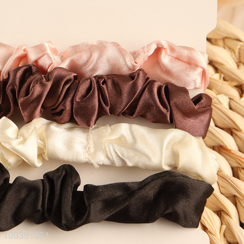 China products polyester hair bands hair rope hair accessories