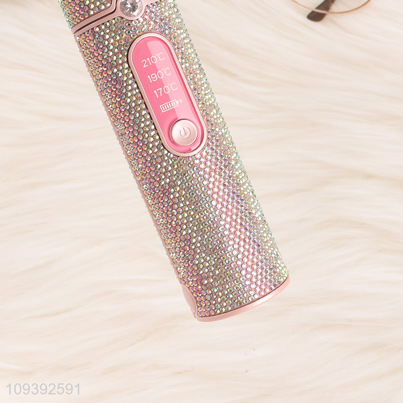 Factory supply reusable wireless hair straightener