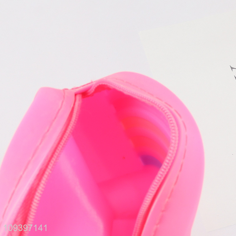 Latest products   rainbow shape silicone coin purse