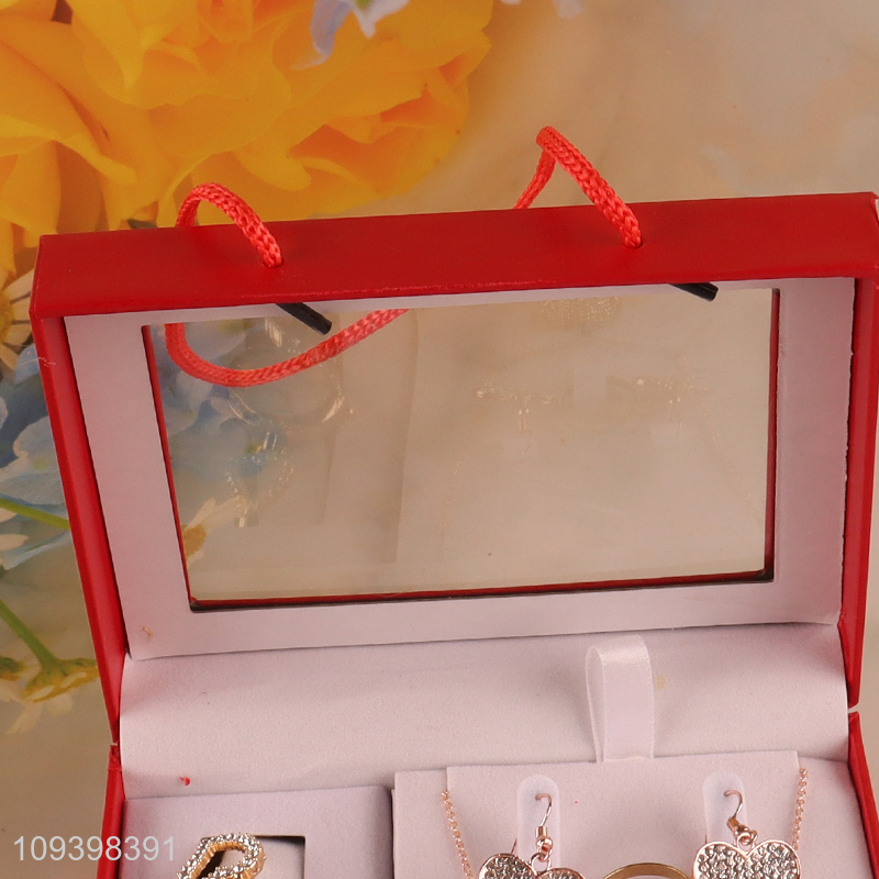 New arrival  4pcs women gifts set watch jewelry set