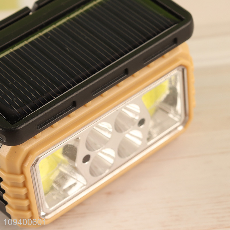 Good price solar/type-c rechargeable plastic headlamp