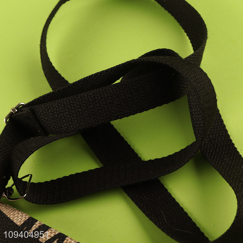 Factory direct sale double zipper crossbody bag messenger bag