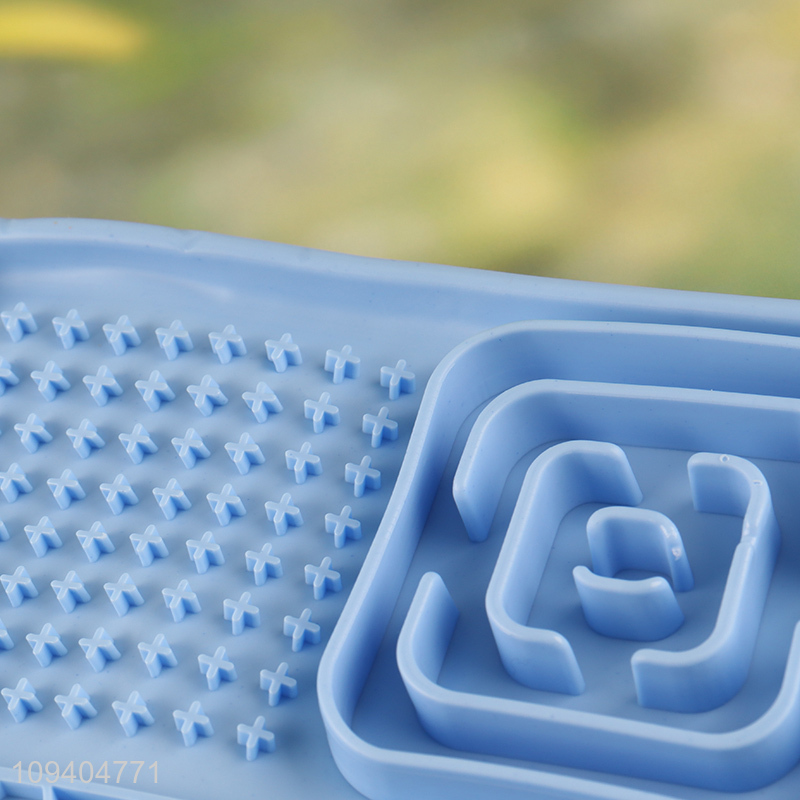 Low price 4-in-1 silicone slow feeder mat