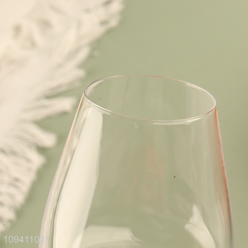 New arrival clear glass wine glasses champagne glasses