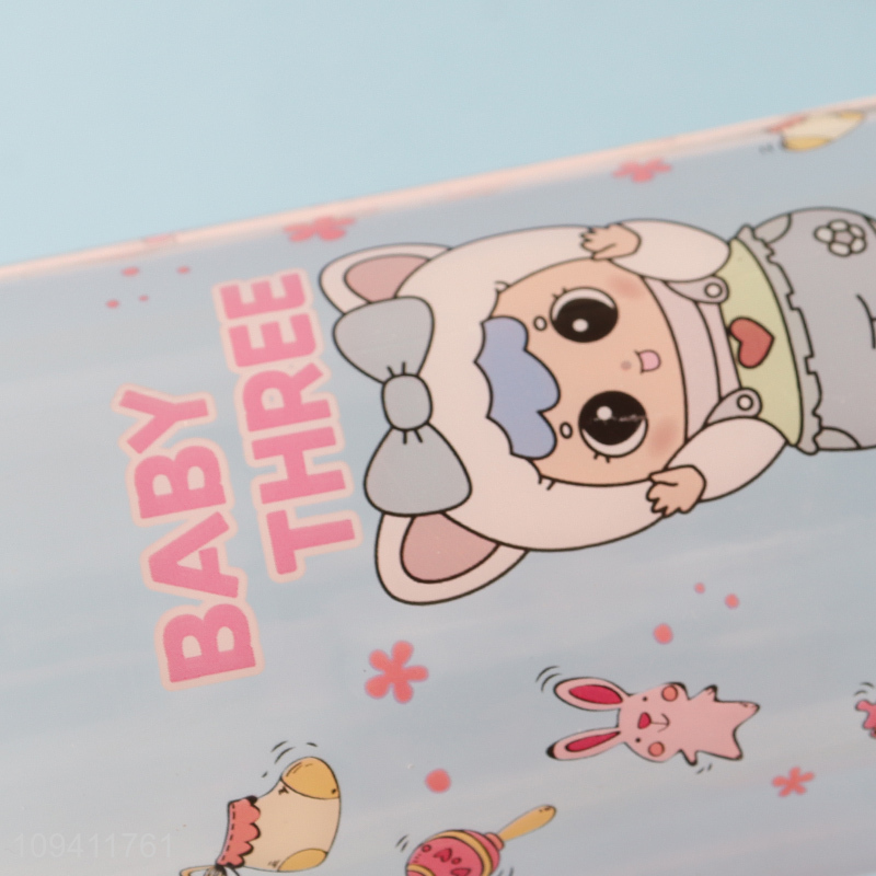 China factory plastic cartoon kids water bottle