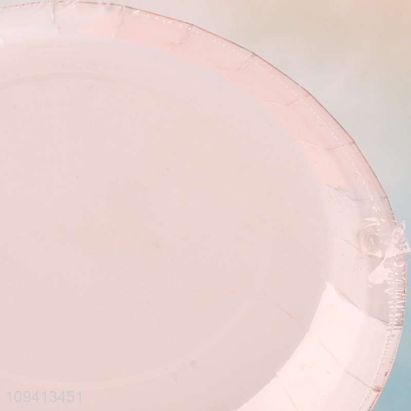 New arrival  round Christmas disposable paper plate