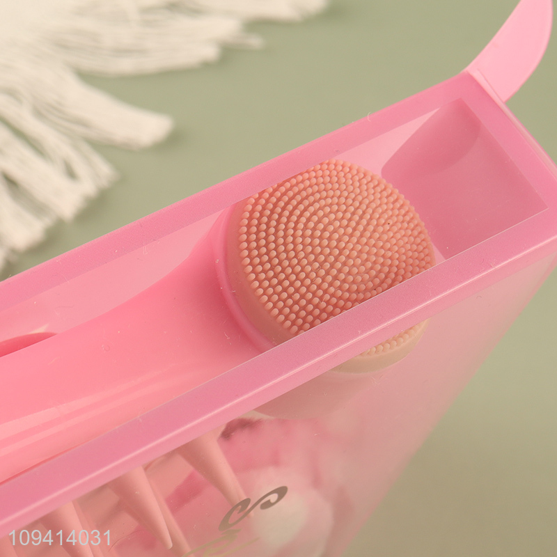 Wholesale girls headband face washing brush set