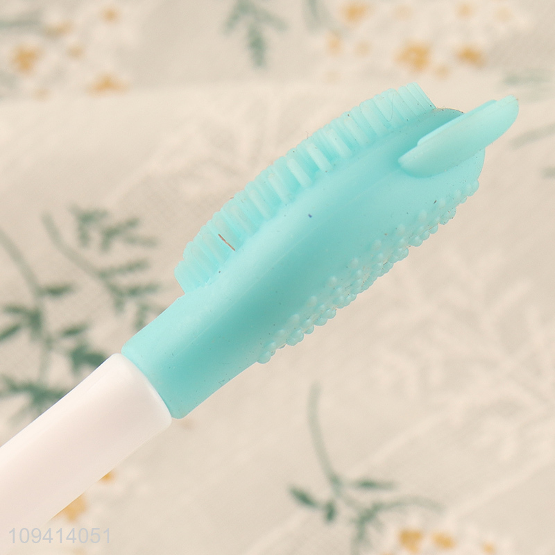 Top quality 2 in 1 silicone facial cleansing brush